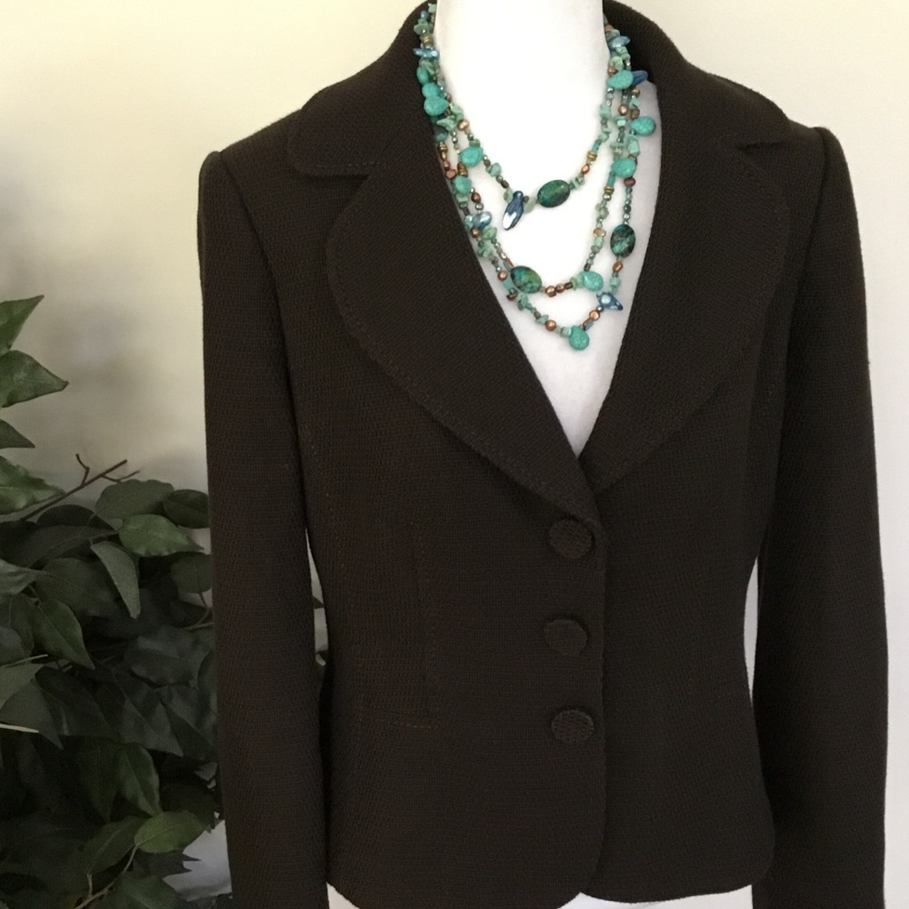 Ann Taylor Brown Blazer.